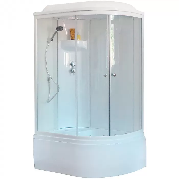 Душевая кабина Royal Bath BK RB8120BK6-WT-R