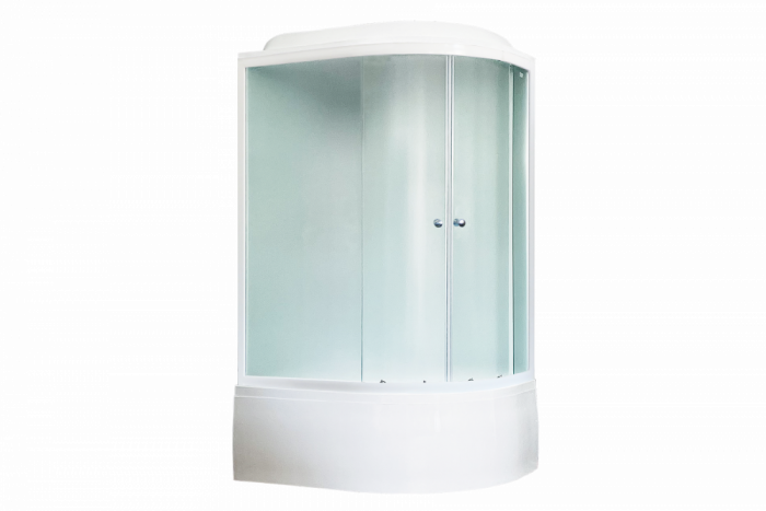 Душевая кабина 120х80 см Royal Bath ВК RB8120BK5-WC-L стекло матовое