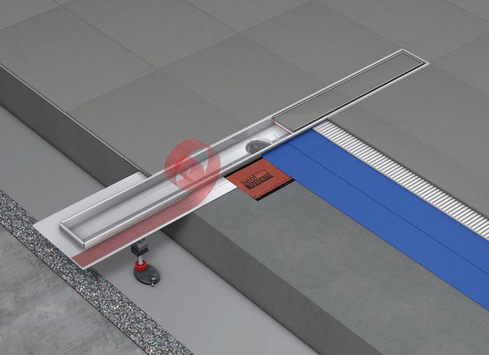 Душевой лоток Tece TECEdrainline 120 см под плитку с сифоном