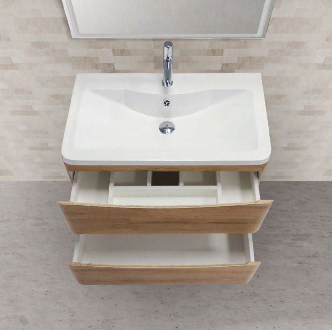 Тумба для комплекта BelBagno ACQUA-800-2C-SO-RR rovere rustico