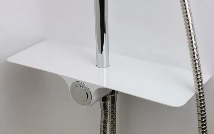 Душевой гарнитур Esko ST1010shelf хром