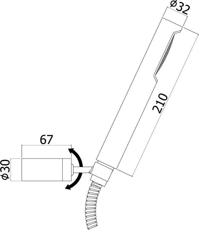 Душевой гарнитур Paffoni Birillo ZDUP036NO