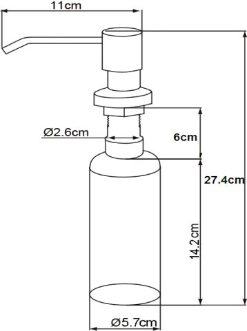 Комплект Мойка кухонная Domaci Солерно DMQ-1800.Q агат, 80х50 см, белая, кварцевая, встраиваемая. с крылом + Смеситель DC-3008 агат + Дозатор 401 агат