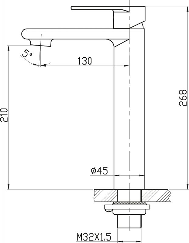 Смеситель BelBagno Nova NOV LMC IN для раковины