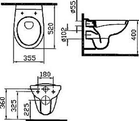 Комплект VitrA Normus 9773B003-7200 кнопка хром