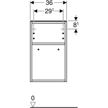 Шкаф Geberit Smyle Square 500.358.JR.1