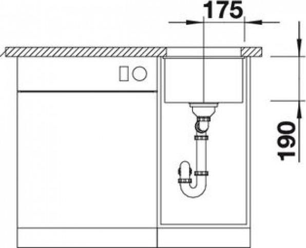 Кухонная мойка Blanco Subline 320-U 523410 белый