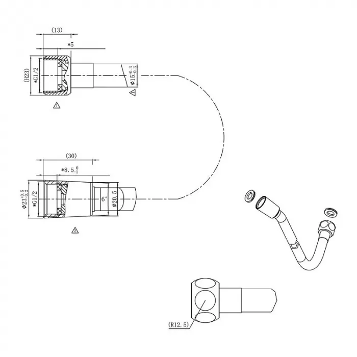 Душевая система Vincea Inspire VSFW-3I22MT3RGM серый