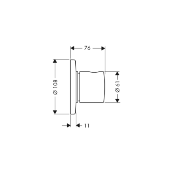 Переключатель Axor Uno-2 38933000