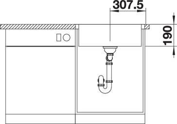 Кухонная мойка Blanco Lemis 6-IF 525108