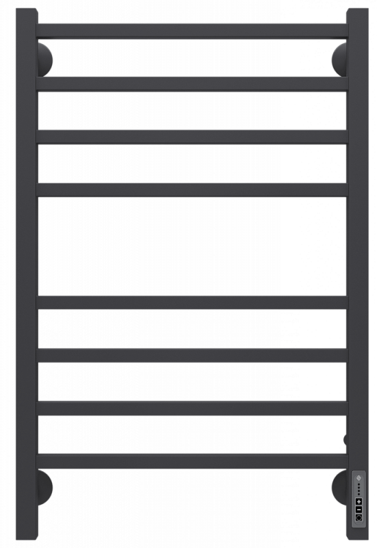 Полотенцесушитель электрический Terminus Ватикан П8 500x800 4670078527554 правый, черный матовый