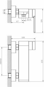 Душевая стойка Orange Splito M36-922cr, хром