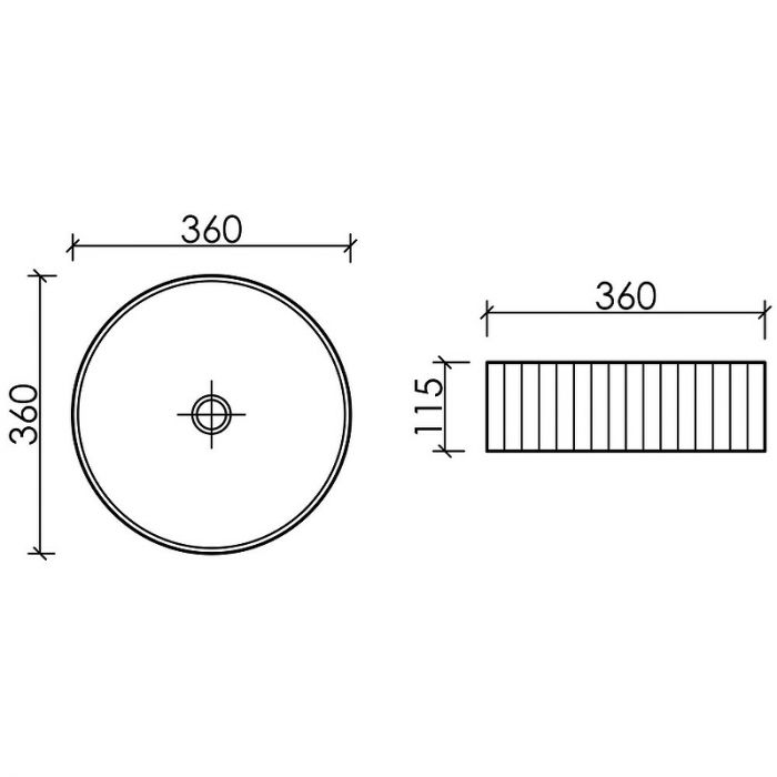 Раковина накладная Ceramica Nova Element CN6057MLG зеленый