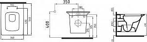 Подвесной унитаз Bien Lotus LTKA054GMVP1W3000 с биде, с крышкой-сиденьем микролифт